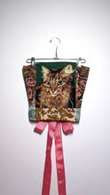 Load image into Gallery viewer, Needlepoint Cat Portrait Corset
