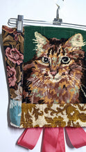 Load image into Gallery viewer, Needlepoint Cat Portrait Corset
