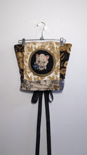 Load image into Gallery viewer, Kitten Needlepoint Tapestry Corset
